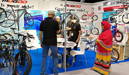 Attended 2019 dubai international bicycle exhibition